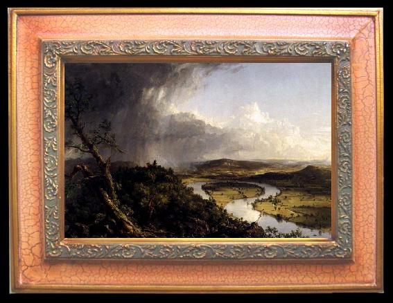 framed  Thomas Cole View from Mount Holyoke, Northamptom, Massachusetts, after a Thunderstorm, Ta062